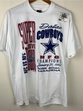 NWT Vintage Mint Dallas Cowboys Super Bowl Champions 1993 T-Shirt Women’s XL